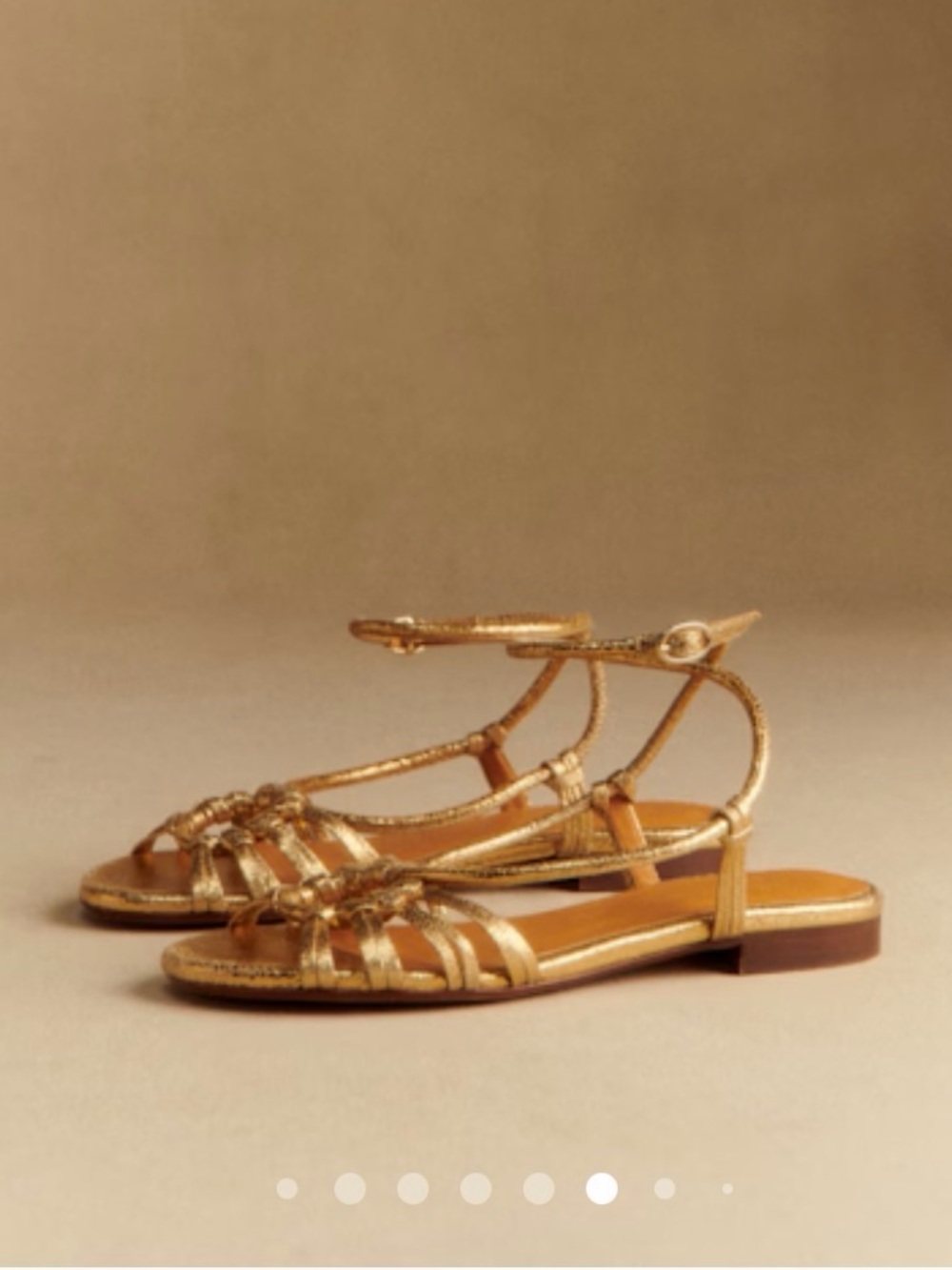 Sezane GLORIA LOW SANDALS size 8 - Picture 7 of 12